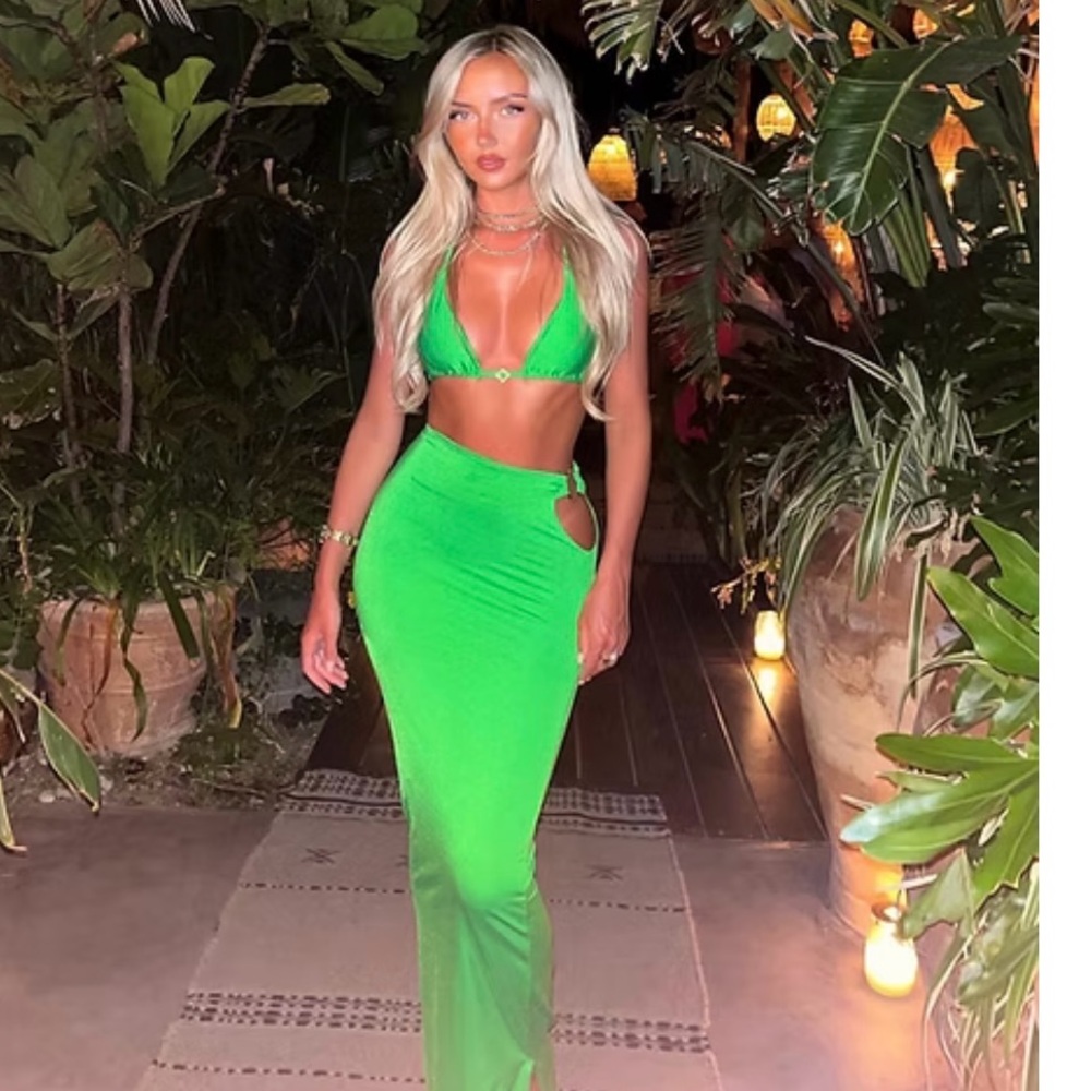 Lucky charm maxi skirt set
